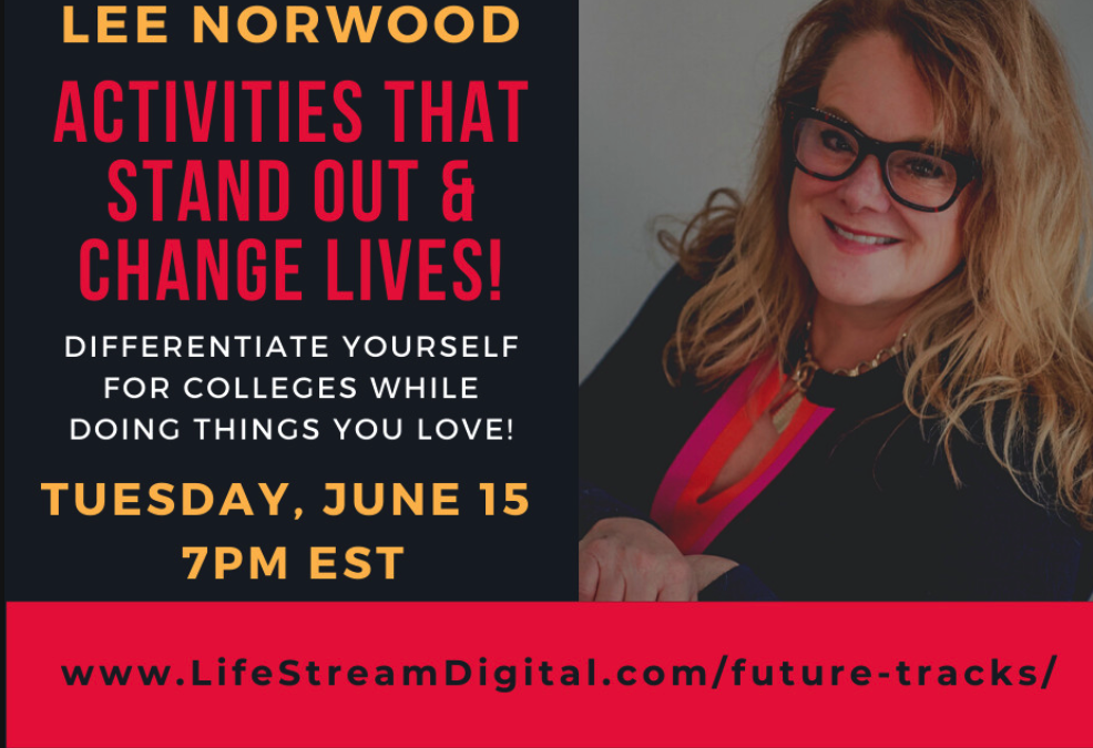 Activities That Change Lives – Presentation Tues June 15th 7pm EST