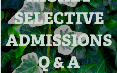 Highly Selective Admissions FAQ